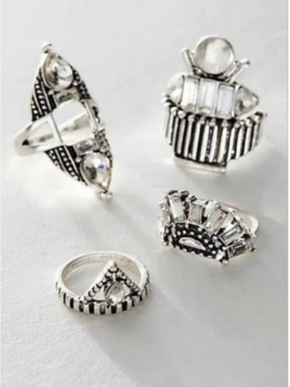 Free People Rhapsody Ring Set NWT
